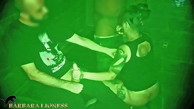 cuckold films me gangbanging in the dark asses with a nightvision camera! (Complete in RED)