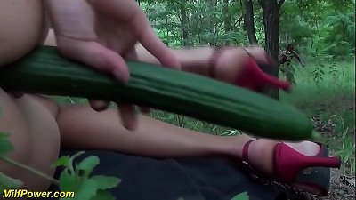 cougar outdoor multiracial thick manstick drilled
