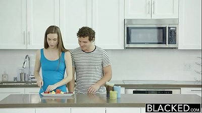 BLACKED Tali Dovas boyfriend Lets her try a big took hold of sausage